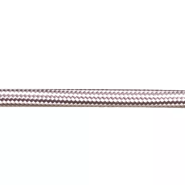 Stofkabel Glanzend Lichtgrijs