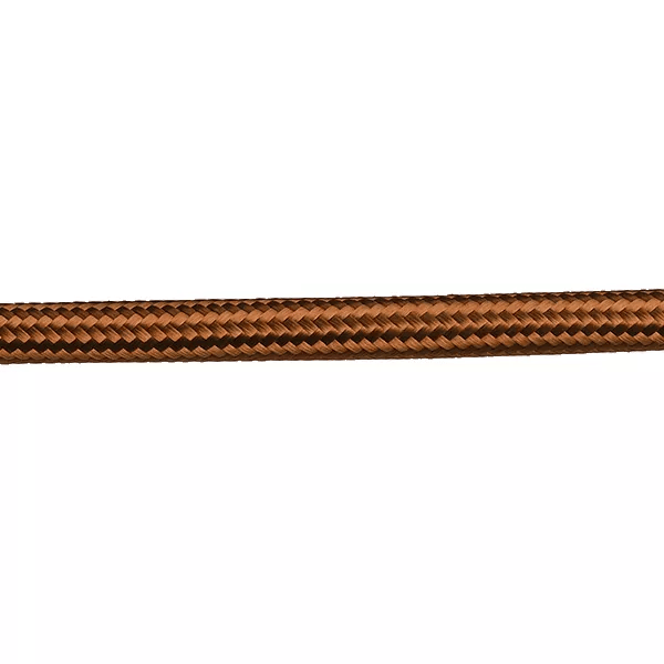 Stofkabel Glanzend Lichtbruin