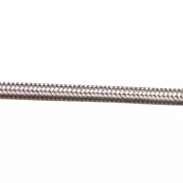 Stofkabel Glanzend Zilver