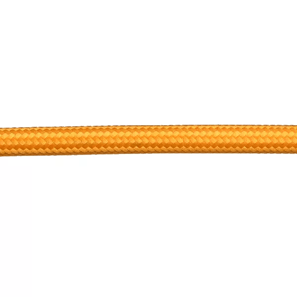 Stofkabel Mat Licht Oranje