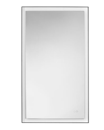 Badkamerspiegel Deca Zwart 70x120cm anti-condens