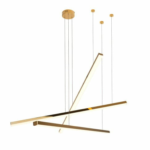 Hanglamp Trio 3 Goud