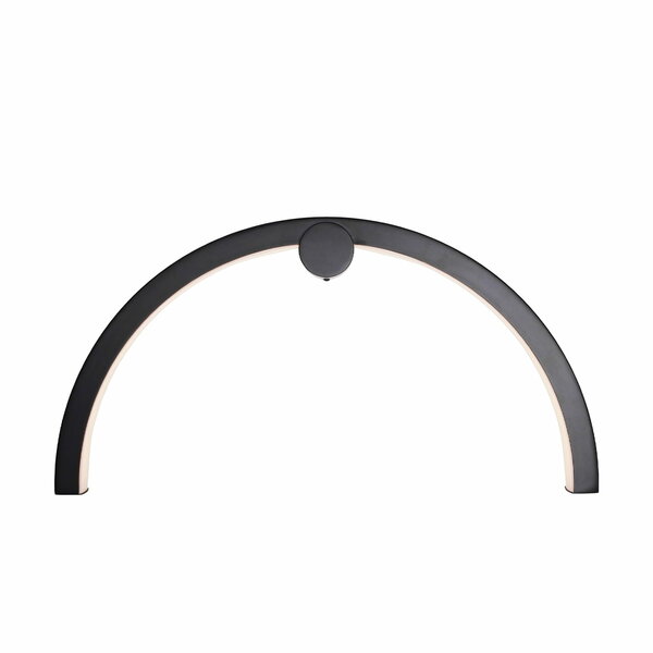 Wandlamp Trio Arc Zwart