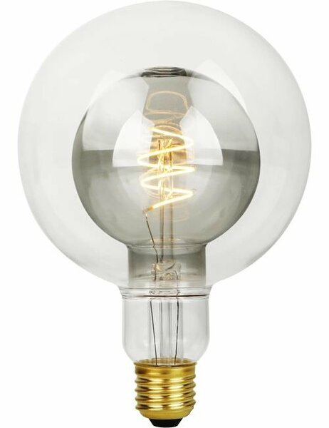 LED E27 Flex Double Globe G125x180 470Lm 5.5W 822 AC Clear/Smoke Dim