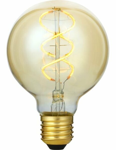 LED E27 Fila Flex DH Globe G80x120 460Lm 5W 822 AC Gold 3step-Dim