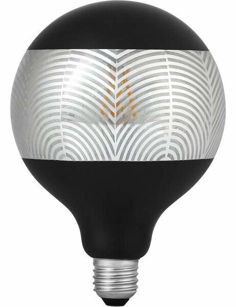 LED E27 Fila Laser Leaf G125x180 230V 120Lm 4W 925 AC Black Dim