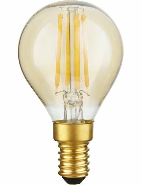 LED E14 Fila Ball G45x75 230V 230Lm 3W 922 AC Gold Dim