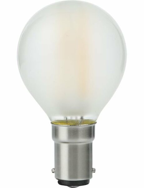 LED Ba15d Fila Ball G45x75 230V 360Lm 4W 925 AC Frosted Dim
