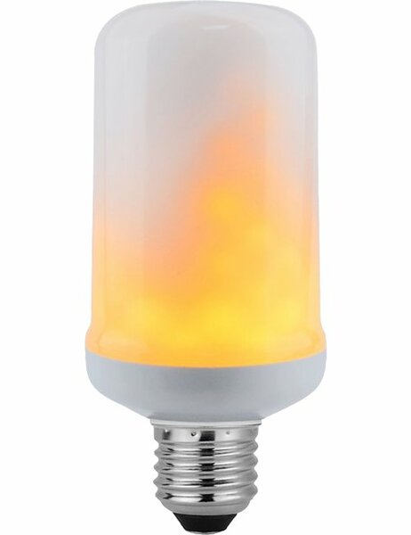 LED E27 T60x140 230V 60Lm 5W 815 AC Flicker Flame Effect Non-Dim