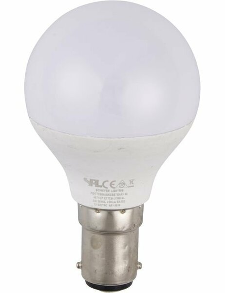 LED Ba15d Ball G45x80 12-60V 250Lm 3W 830 160&deg; DC Opal Non-Dim