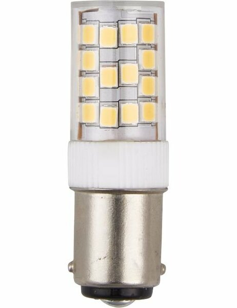 LED Ba15d Tube T17x52 230V 350Lm 3.5W 830 AC Clear Triac-Dim