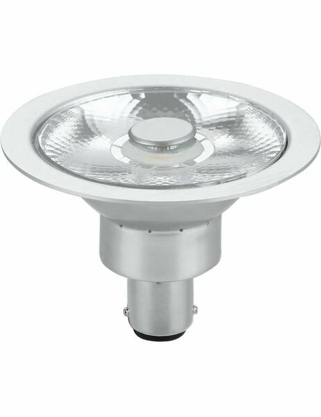 LED Ba15d AR70x50 12V 400Lm 8W 927 10&deg; AC/DC Grey Dim L1