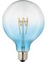 LED E27 G125 Blauw 4W Dimbaar