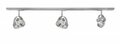 Complete set Trackverlichting Basic Malta 1 meter Nikkel incl. 3 spots