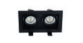 Inbouwspot Cedi Dubbel GU10 Zwart