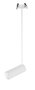 Inbouwspot Brando 59cm GU10 Wit