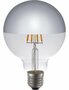 LED E27 Fila Globe Top Mirror G95x135 230V 350Lm 4W 825 AC Silver Dim