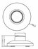 SPL Led Rotary Vloerdimmer Zwart 0-75W