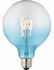 LED E27 G125 Blauw 4W Dimbaar
