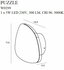 Wandlamp Puzzle Small Zwart