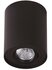 Opbouwspot Basic Round GU10 Zwart
