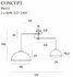 Hanglamp Concept Zwart 2 x E27