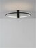 Plafonniere Garve 60cm Zwart
