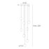 Hanglamp Nobile 8 Kristal