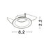 Inbouwspot Zelmira GU10 Wit