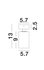 Opbouwspot Tod Enkel Wit