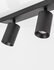 Opbouwspot Tod Duo Zwart