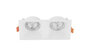 Inbouwspot Staf Dubbel GU10 Wit