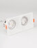 Inbouwspot Staf Dubbel GU10 Wit