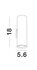 Wandlamp Nosa Up/Down GU10 Wit