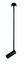 Inbouwspot Brando 85cm GU10 Zwart