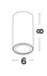 Opbouwspot Loyd 8cm GU10 Wit