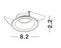 Inbouwspot Raena GU10 Wit