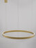 Hanglamp Elowen Up/Down 80cm Goud 3000K Dimbaar