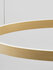 Hanglamp Elowen Up/Down 100cm Goud 3000K Dimbaar