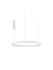 Hanglamp Elowen Up/Down 80cm Wit 3000K Dimbaar