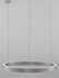 Hanglamp Elowen Up/Down 60cm Zilver 3000K Dimbaar