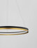 Hanglamp Cantria 60cm Zwart/Goud 3000K Dimbaar