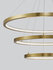 Hanglamp Empatia 80/60/40 Goud 3000K Dimbaar