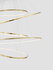 Hanglamp Nudos 120/70 Goud 3000K Dimbaar