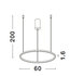Hanglamp Tarquin 60cm Goud 3000K Dimbaar