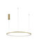 Hanglamp Tarquin 80cm Goud 3000K Dimbaar