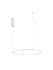 Hanglamp Tarquin 60cm Wit 3000K Dimbaar