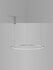 Hanglamp Tarquin 80cm Zilver 3000K Dimbaar