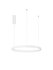 Hanglamp Perrine 60cm Wit 3000K Dimbaar