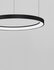 Hanglamp Pertino 50cm Zwart 2700K Dimbaar